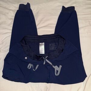 Figs Navy Blue Scrub Jogger Pants